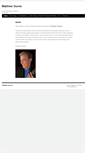 Mobile Screenshot of matthewdunne.com